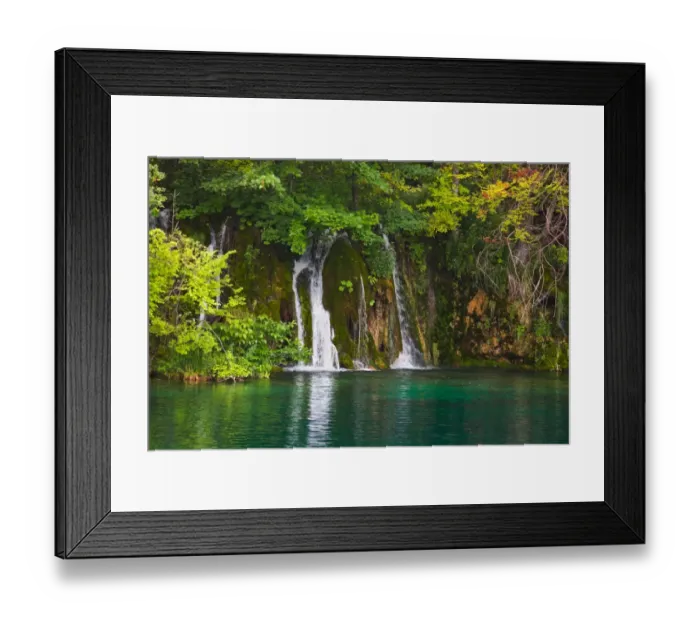 Framed Print : Plitvice lakes in Croatia Framed Print : Plitvice lakes in Croatia