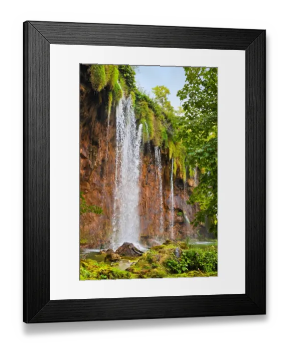 Framed Print : Plitvice lakes in Croatia Framed Print : Plitvice lakes in Croatia