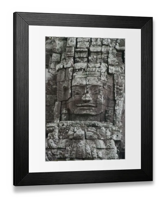 Framed Print : The Bayon Temple Framed Print : The Bayon Temple