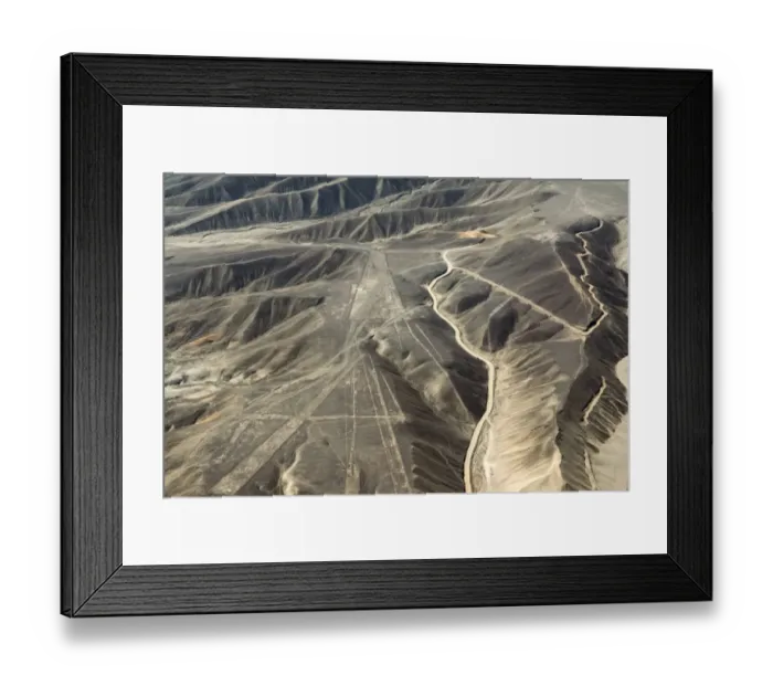 Framed Print : Aerial view of Nazca lines Framed Print : Aerial view of Nazca lines