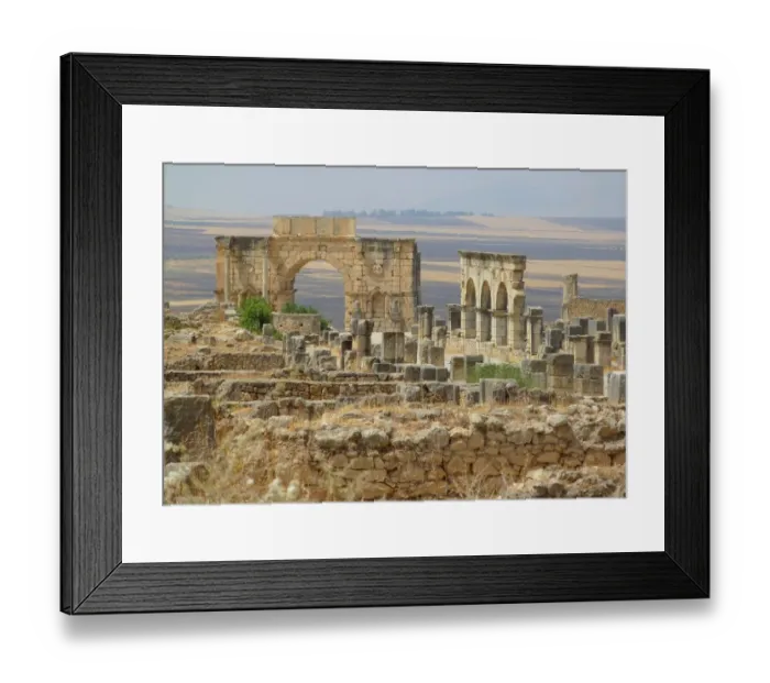 Framed Print : Old Roman ruins at Volubulis, Morocco Framed Print : Old Roman ruins at Volubulis, Morocco
