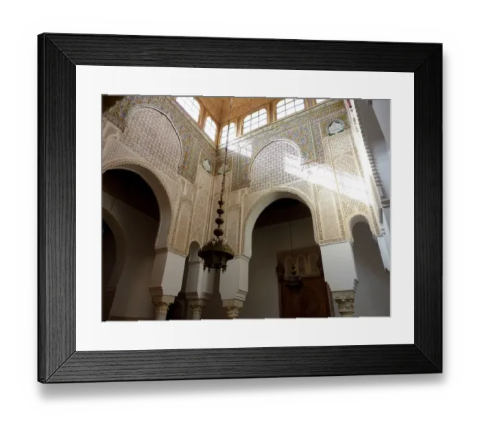Framed Print : Second courtyard, Moulay Ismail mausoleum, Meknes Framed Print : Second courtyard, Moulay Ismail mausoleum, Meknes