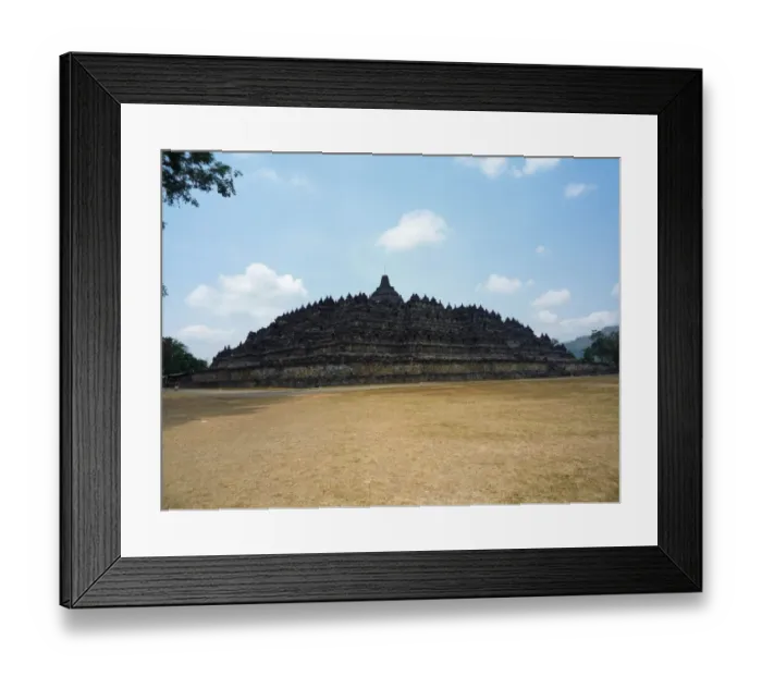 Framed Print : Borobudur Temple in Indonesia