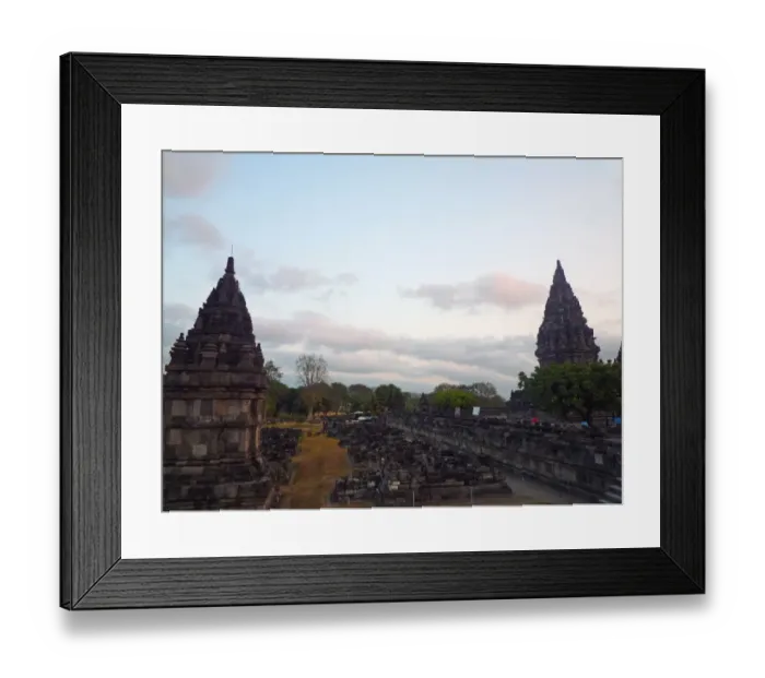 Framed Print : Prambanan Temple