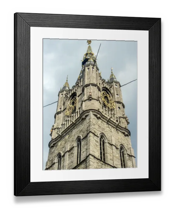 Framed Print : Belfry, Ghent, East Flanders, Belgium Framed Print : Belfry, Ghent, East Flanders, Belgium