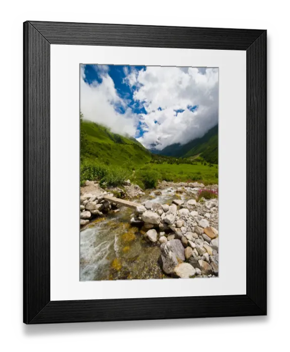 Framed Print : Flow down to the valley Framed Print : Flow down to the valley
