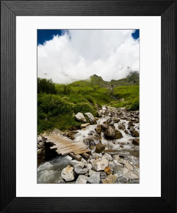 Framed Print : Crossing The river of clouds Framed Print : Crossing The river of clouds