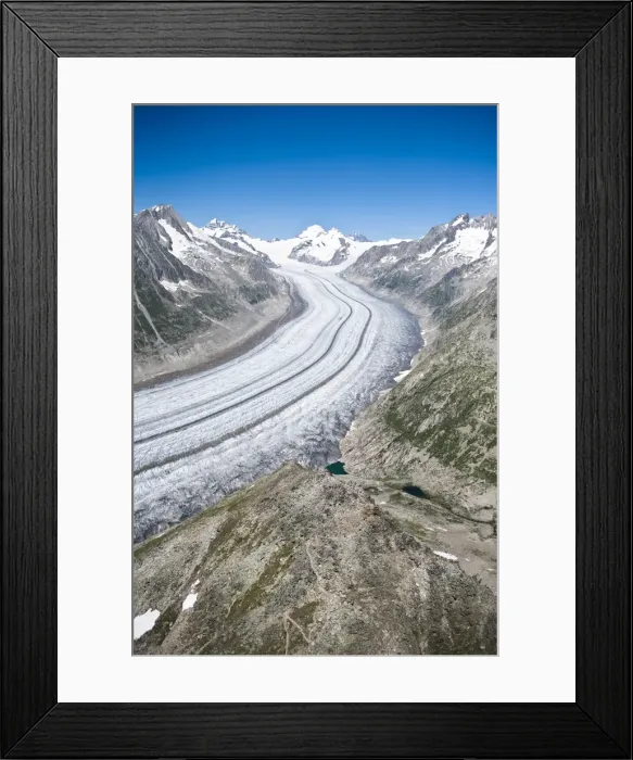Framed Print : Aletsch Glacier, Southern Bernese Alps, Canton of Valais, Switzerland Framed Print : Aletsch Glacier, Southern Bernese Alps, Canton of Valais, Switzerland