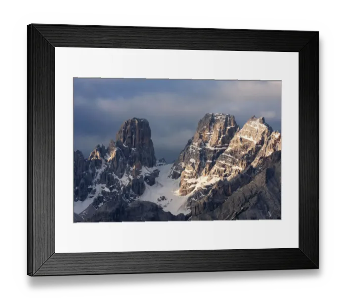 Framed Print : Mt Cristallo mountain in the morning, South Tyrol, Italy, Europe Framed Print : Mt Cristallo mountain in the morning, South Tyrol, Italy, Europe