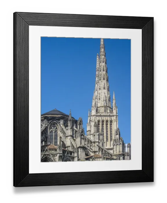 Framed Print : Cathedral. Bordeaux, Gironde, Aquitane, France Framed Print : Cathedral. Bordeaux, Gironde, Aquitane, France
