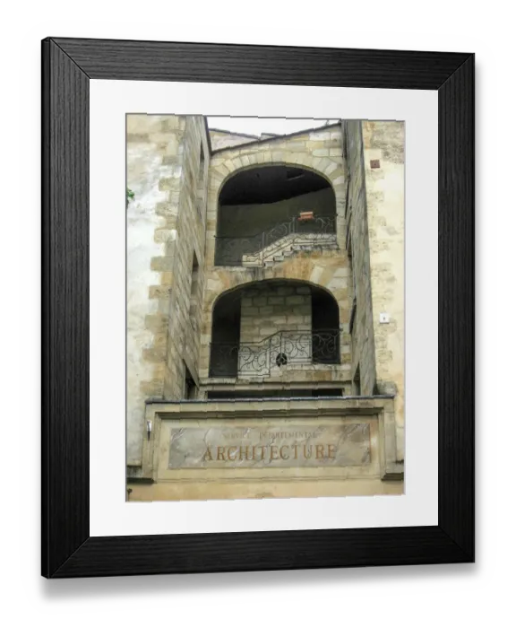 Framed Print : Service DA partemental de l Architecture, Bordeaux, Gironde, Aquitane, France Framed Print : Service DA partemental de l Architecture, Bordeaux, Gironde, Aquitane, France