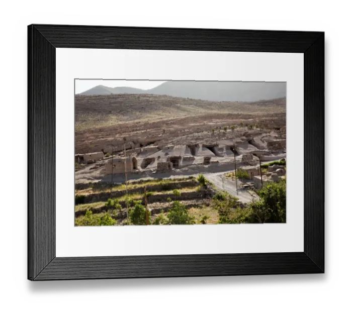 Framed Print : Historic Village of Meymand