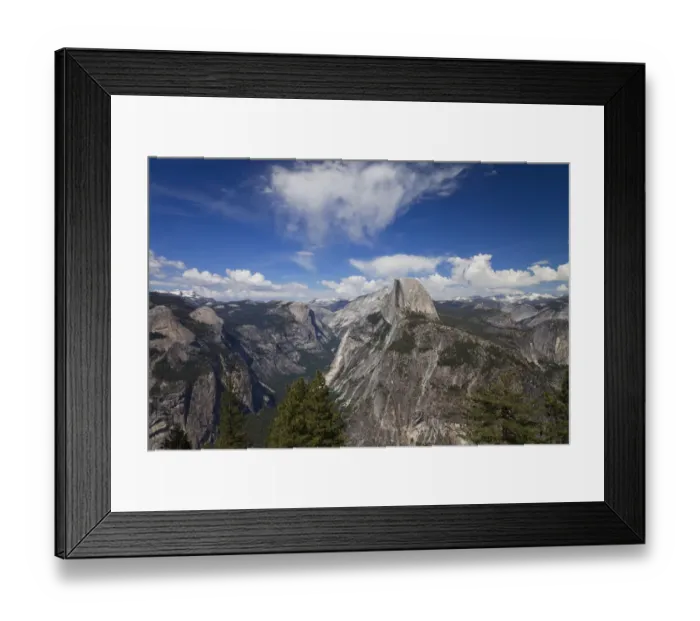 Framed Print : Half Dome Seen From Glacier Point