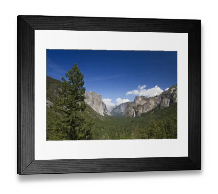 Framed Print : El Capitan and Bridalveil Waterfall Framed Print : El Capitan and Bridalveil Waterfall