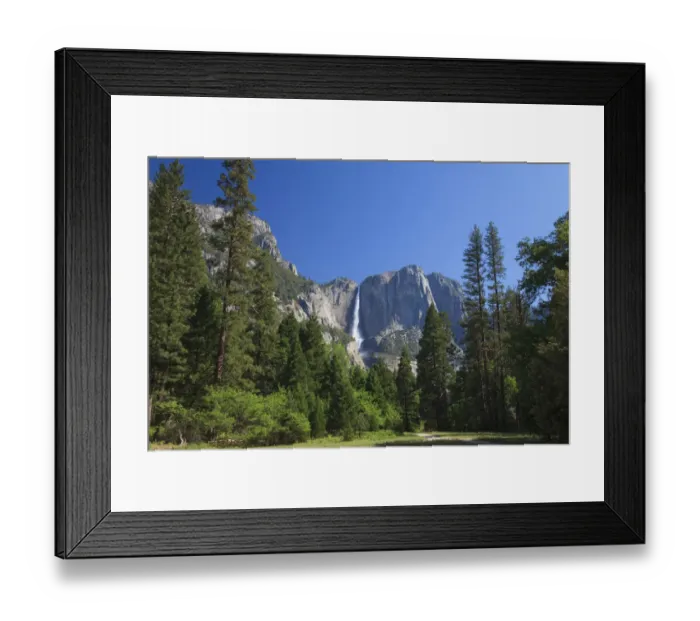 Framed Print : Yosemite Waterfall