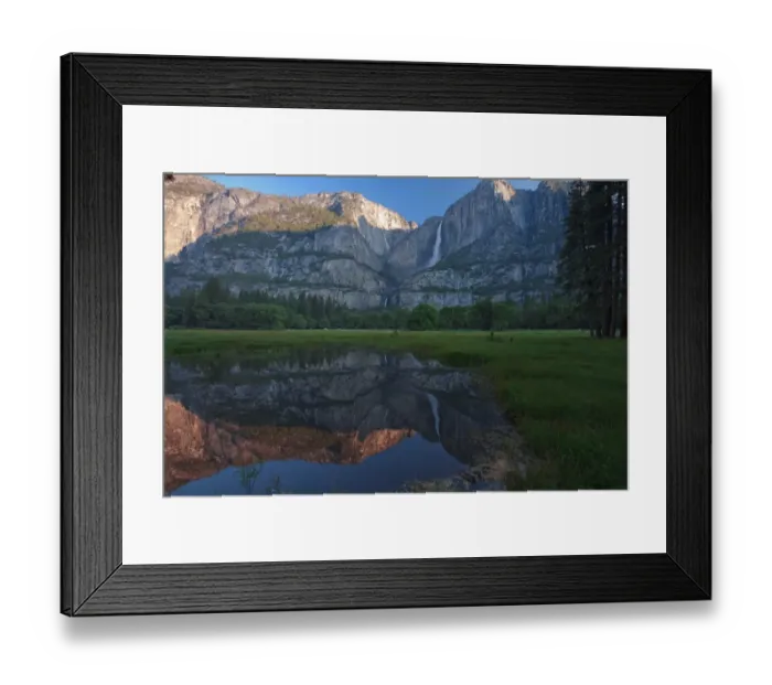 Framed Print : Morning at Yosemite Waterfall