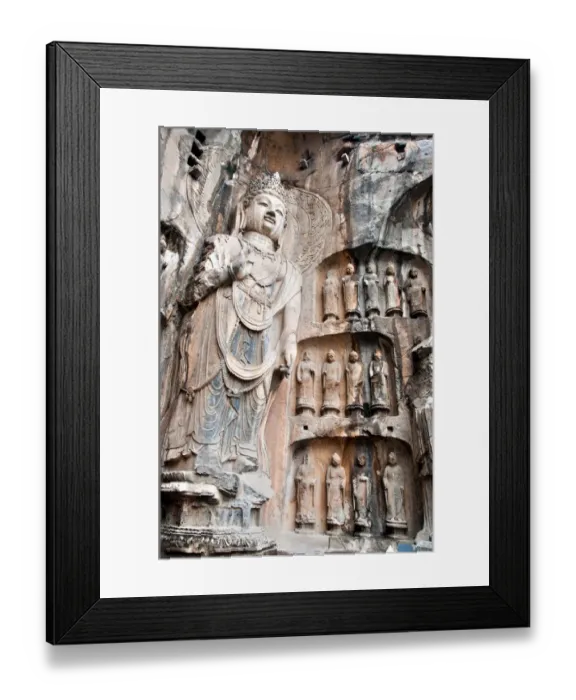 Framed Print : Longmen Grottoes Luoyang Henan China Framed Print : Longmen Grottoes Luoyang Henan China