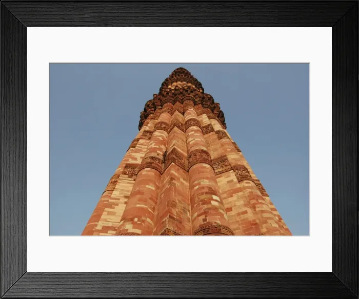 Framed Print : Towering height in evening light