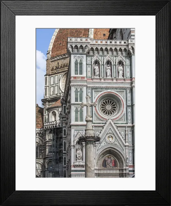 Framed Print : Exterior of Florence cathedral Framed Print : Exterior of Florence cathedral