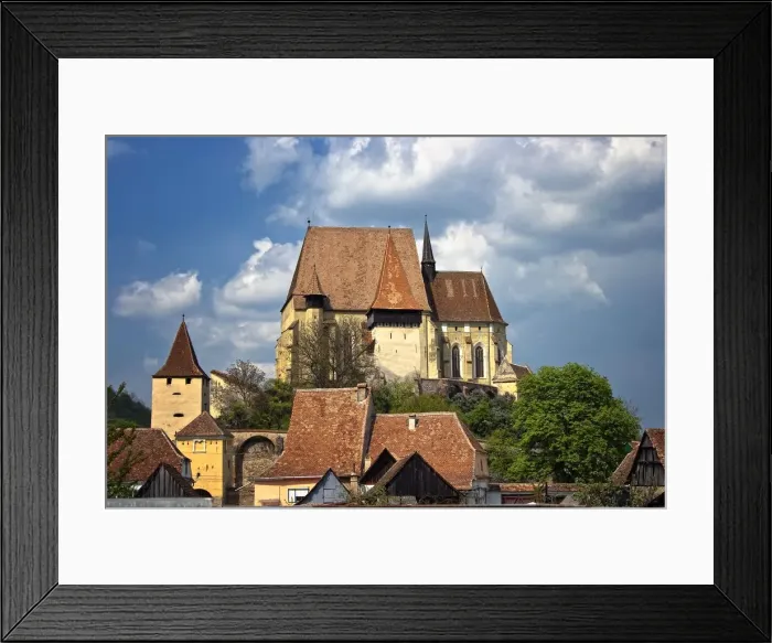 Framed Print : Biertan. Saxon fortified church of Biertan, near Sibiu, Transylvania Framed Print : Biertan. Saxon fortified church of Biertan, near Sibiu, Transylvania
