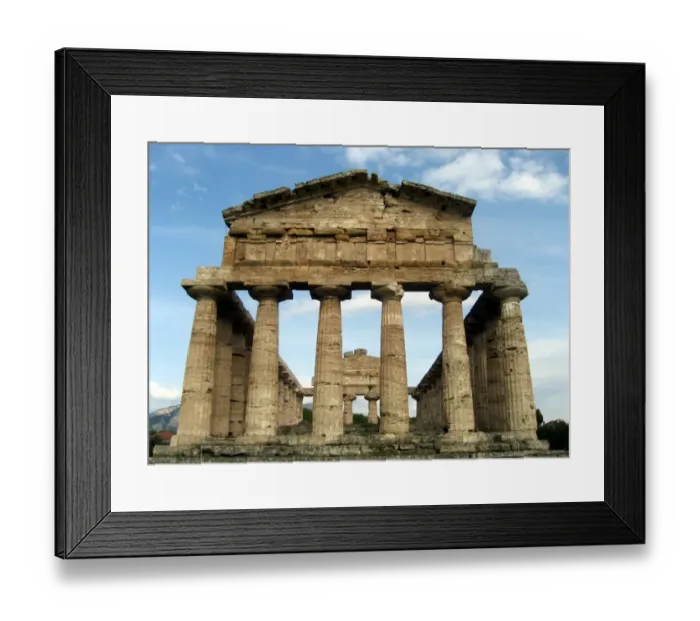 Framed Print : Paestum, Campania, Italy Framed Print : Paestum, Campania, Italy