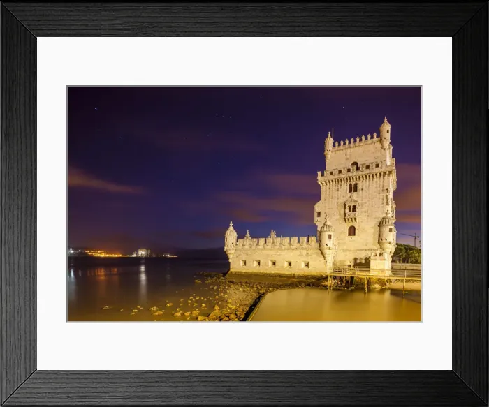 Framed Print : Belem Tower at night Framed Print : Belem Tower at night