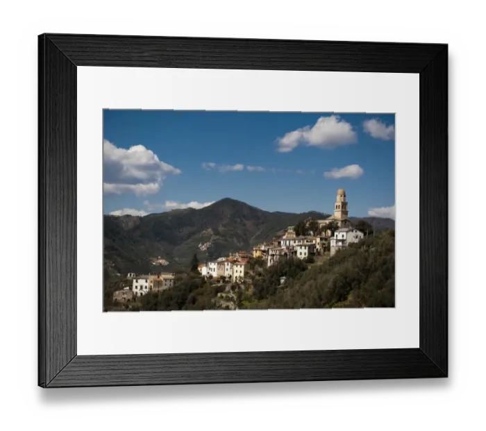 Framed Print : View of Legnaro, Levanto, Cinque Terre, Unesco World Heritage Site, Liguria, Italy