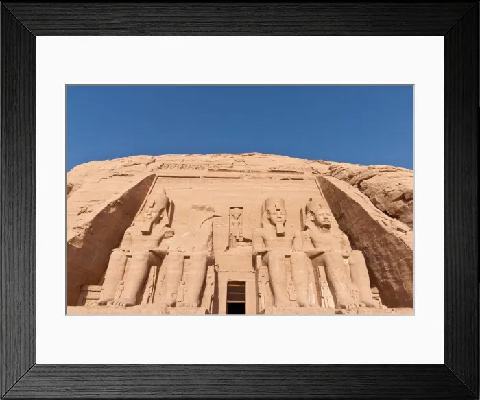 Framed Print : Abu Simbel Facade Framed Print : Abu Simbel Facade