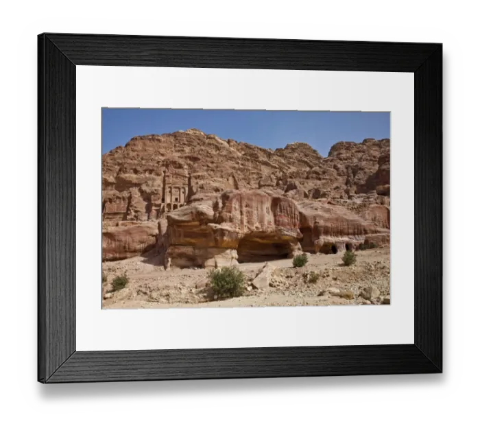 Framed Print : Petra is a historical and archaeological city in the southern Jordanian Framed Print : Petra is a historical and archaeological city in the southern Jordanian