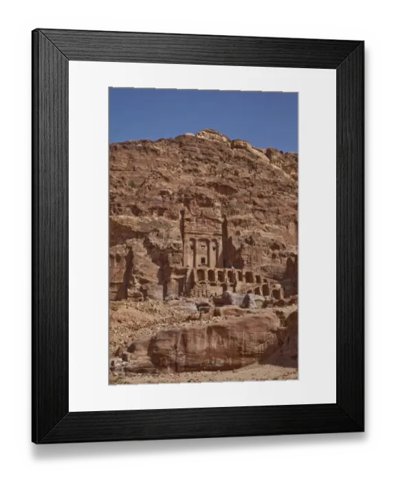 Framed Print : Petra is a historical and archaeological city in the southern Jordanian