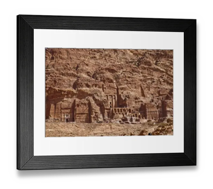 Framed Print : Petra is a historical and archaeological city in the southern Jordanian Framed Print : Petra is a historical and archaeological city in the southern Jordanian