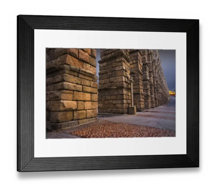 Framed Print : Aqueduct. The Aqueduct of Segovia is one of the most significant Framed Print : Aqueduct. The Aqueduct of Segovia is one of the most significant