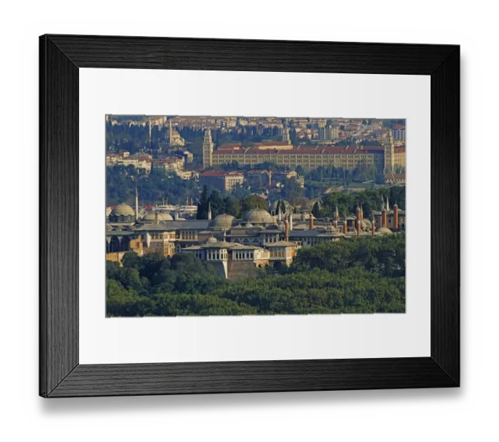 Framed Print : Elevated view of Topkapi Palace Framed Print : Elevated view of Topkapi Palace