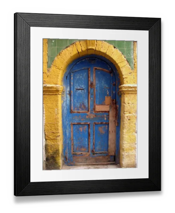 Framed Print : Doorway, Essaouira, Morocco Framed Print : Doorway, Essaouira, Morocco