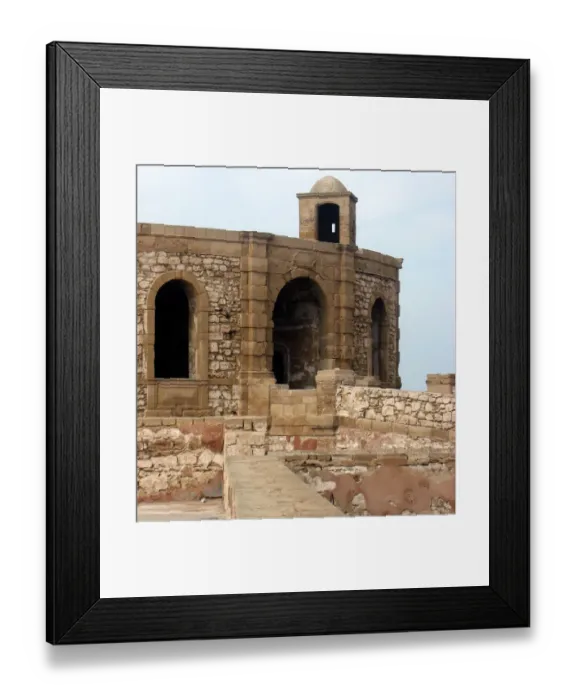 Framed Print : Ramparts, Essaouira, Morocco Framed Print : Ramparts, Essaouira, Morocco