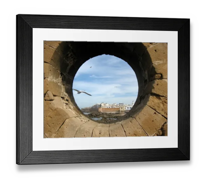 Framed Print : View of Essaouria, Morocco Framed Print : View of Essaouria, Morocco