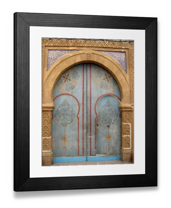 Framed Print : Doorway, Essaouria, Morocco Framed Print : Doorway, Essaouria, Morocco