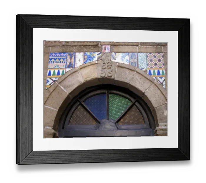 Framed Print : Doorway, Essaouira, Morocco