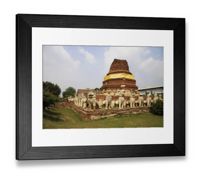 Framed Print : Ruins of Wat Thammikarat Framed Print : Ruins of Wat Thammikarat