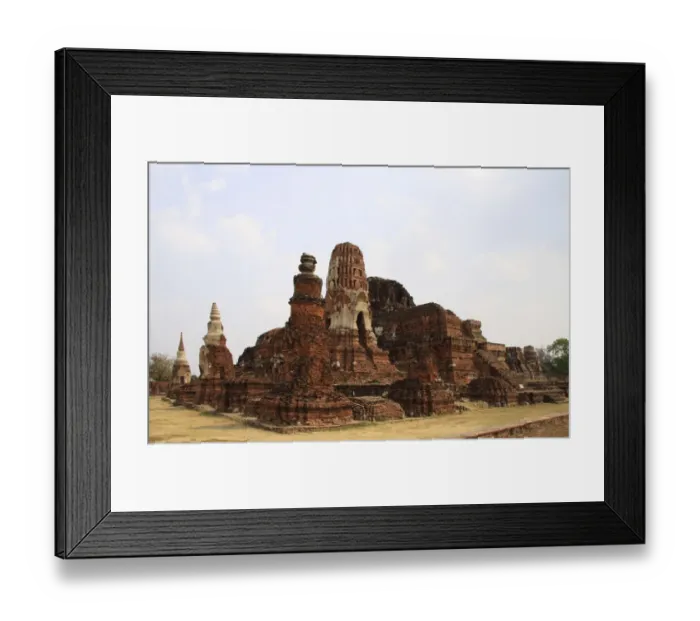 Framed Print : Ruins of Ayutthaya Wat Mahathat Framed Print : Ruins of Ayutthaya Wat Mahathat
