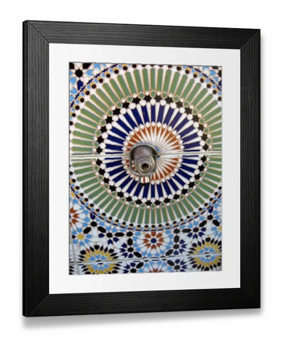 Framed Print : Fountain, Essaouira, Morocco Framed Print : Fountain, Essaouira, Morocco