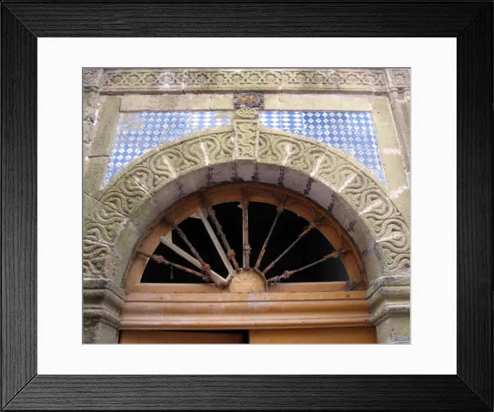 Framed Print : Doorway, Essaouira, Morocco