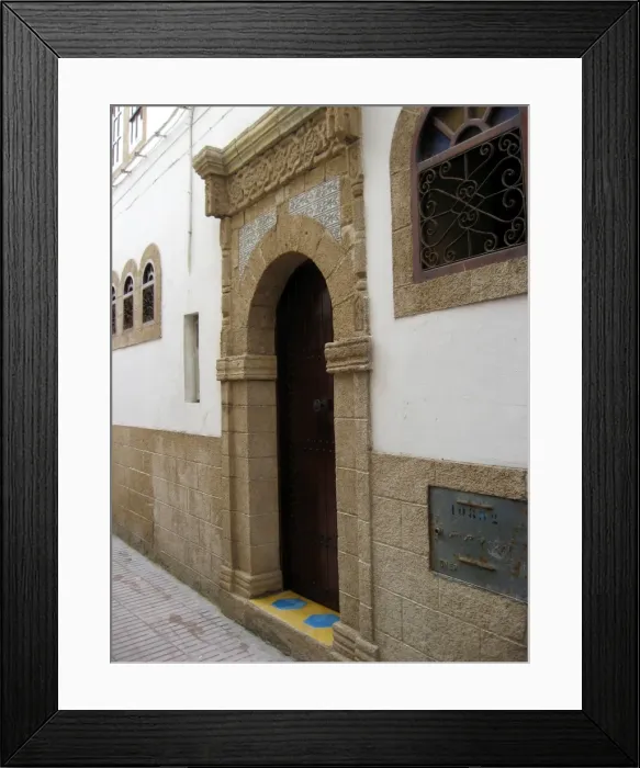 Framed Print : Doorway, Essaouira, Morocco Framed Print : Doorway, Essaouira, Morocco
