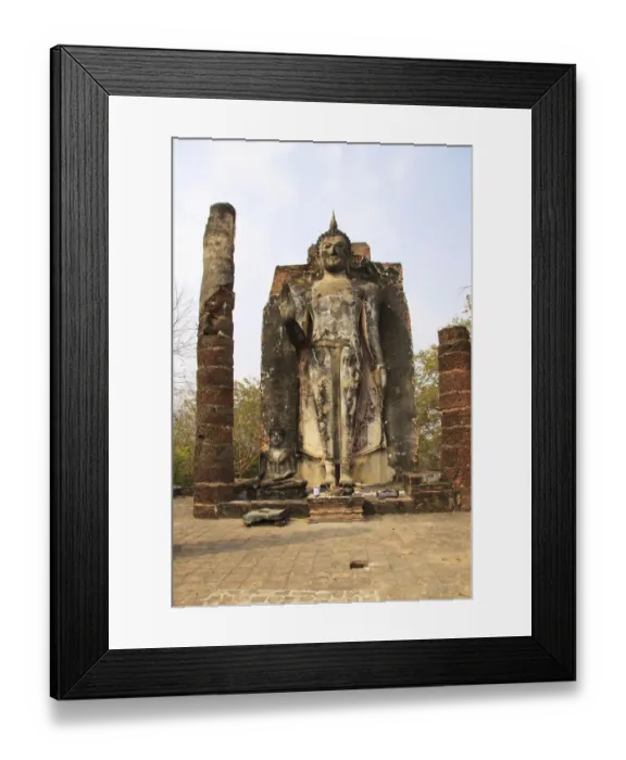 Framed Print : Phra Attharot Buddha of Wat Sphan Hin Framed Print : Phra Attharot Buddha of Wat Sphan Hin