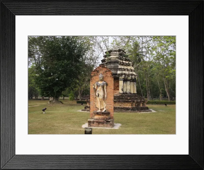 Framed Print : Wat Traphang Ngoen Sculpture Framed Print : Wat Traphang Ngoen Sculpture