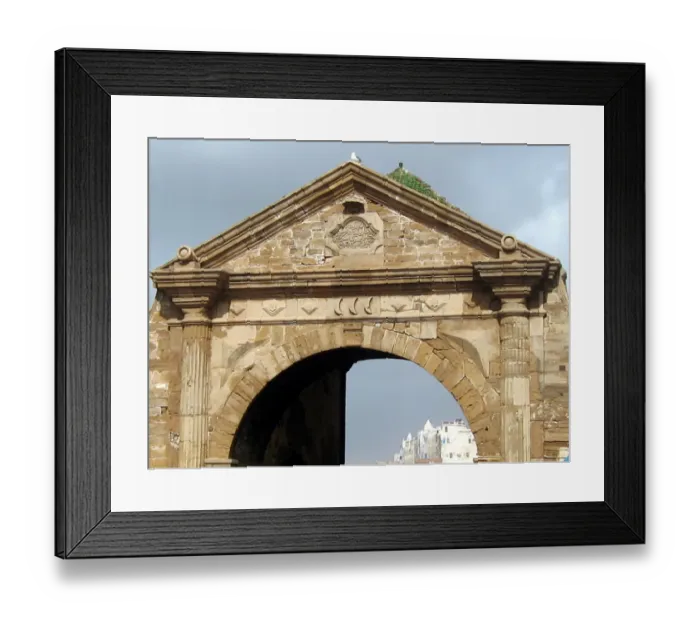 Framed Print : Gateway, Essaouira, Morocco Framed Print : Gateway, Essaouira, Morocco