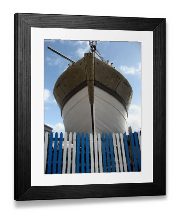 Framed Print : Boat, Essaouira, Morocco Framed Print : Boat, Essaouira, Morocco
