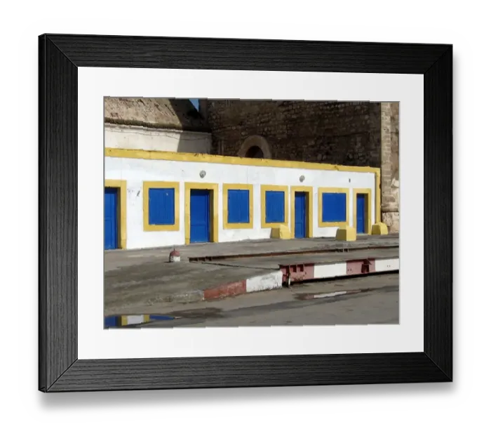Framed Print : Port, Essaouira, Morocco