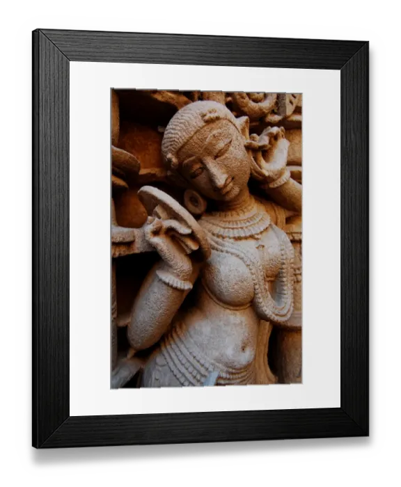 Framed Print : Stone Carvings at Rani ki vav, Patan Framed Print : Stone Carvings at Rani ki vav, Patan