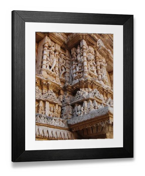 Framed Print : Stone Carving at Rani Ki Vav, Patan Framed Print : Stone Carving at Rani Ki Vav, Patan